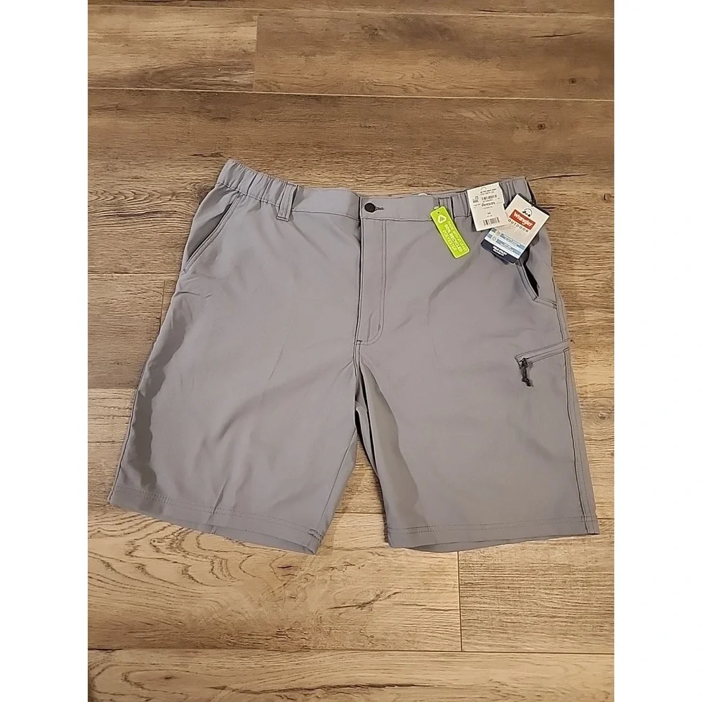 Wrangler Mens‎ Field Utility Shorts 42 Relaxed Fit Zipper Cargo 10